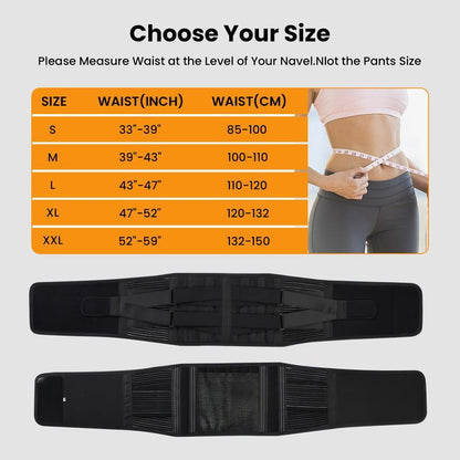 Lumbar Support Belt-Back Brace,Immediate Relief from Back Pain, Sciatica, Herniated Disc -Back Brace- Soft Breathable Adjustablewaist Trainer Back Support Belt, Sports Waistsupport for Running Jogging Cycling Gym Fitness Healthcare Tool Shoulde Belt