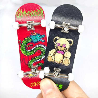 Wooden Fingerboard, 1 Count Professional Finger Skateboard, Fingerboard for Kids & Adults