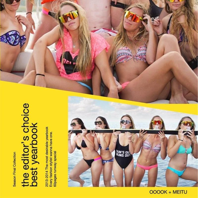 Trendy Sports Sunglasses - Polarised UV400 Mirrored Lens, Windproof & Dustproof for Outdoor Activities - Cycling, Running, Hiking & Driving - Unisex for Women and Men, Protection Shade