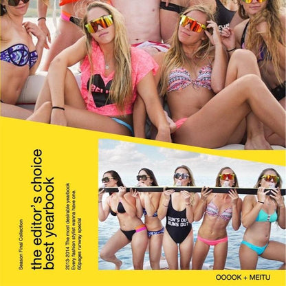 Trendy Sports Sunglasses - Polarised UV400 Mirrored Lens, Windproof & Dustproof for Outdoor Activities - Cycling, Running, Hiking & Driving - Unisex for Women and Men, Protection Shade