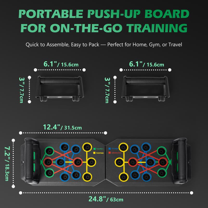 Push up Board, Abdominal and Chest Muscle Training Folding Push up Stand, Portable Fitness Equipment for Home Gym
