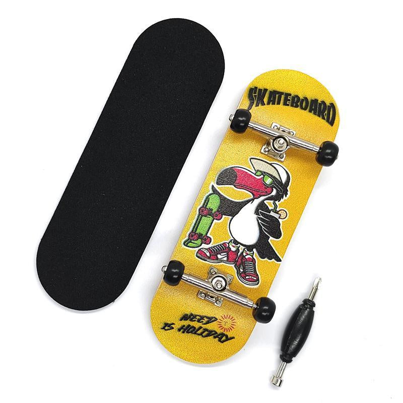 Wooden Fingerboard, 1 Count Professional Finger Skateboard, Fingerboard for Kids & Adults