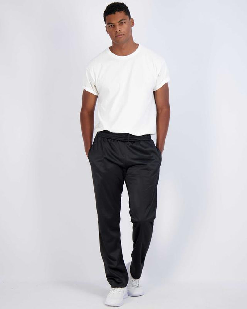 Real Essentials 3 Pack: Men'S Active Athletic Casual Tricot Open Bottom Sweatpants with Pockets (Available in Big & Tall)