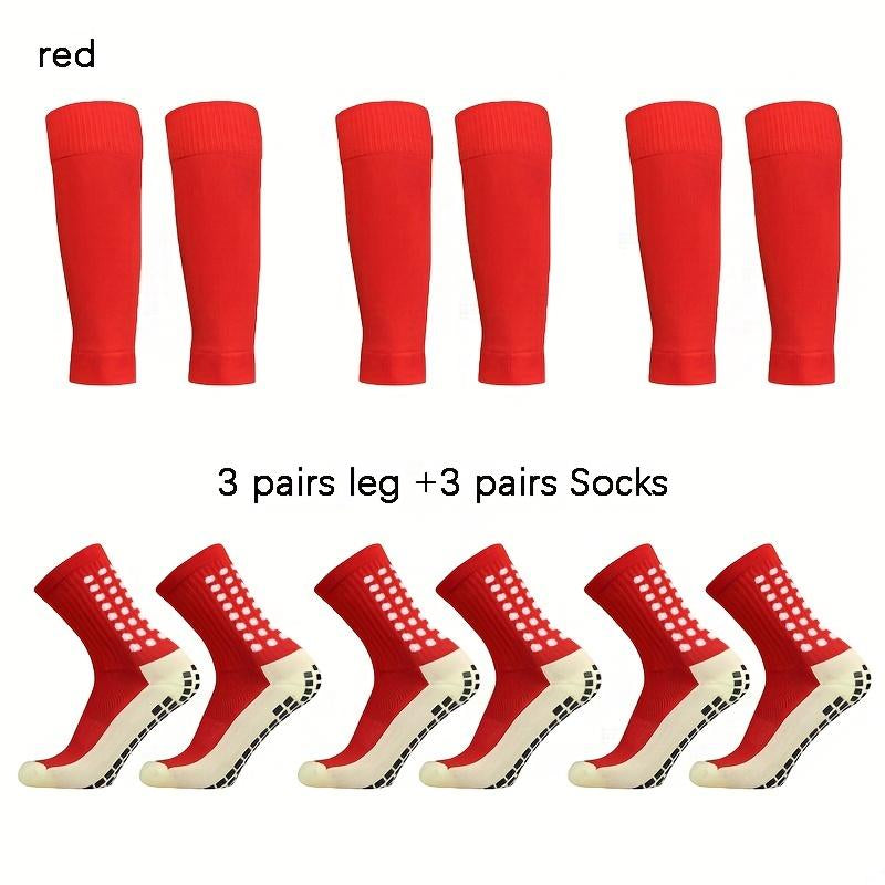 2/4/6/8 Counts of Men'S Crew Athletic Socks, Non-Slip Comfortable Sports Socks for Men Basketball Football Outdoor Training Running
