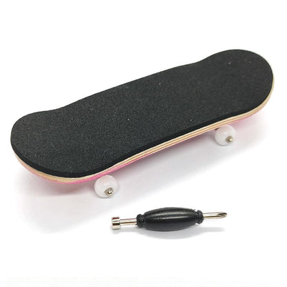 Wooden Fingerboard, 1 Count Professional Finger Skateboard, Fingerboard for Kids & Adults