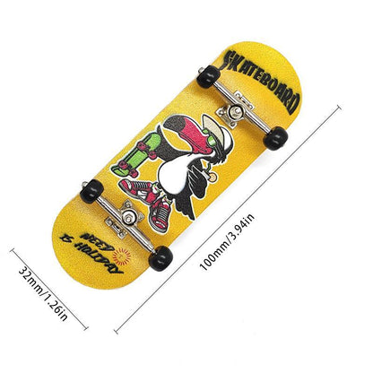 Wooden Fingerboard, 1 Count Professional Finger Skateboard, Fingerboard for Kids & Adults
