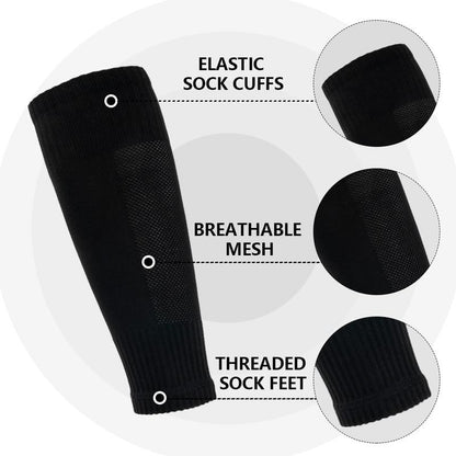 2/4/6/8 Counts of Men'S Crew Athletic Socks, Non-Slip Comfortable Sports Socks for Men Basketball Football Outdoor Training Running