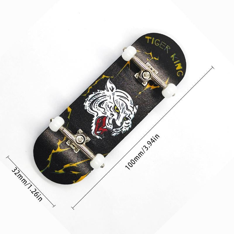 Wooden Fingerboard, 1 Count Professional Finger Skateboard, Fingerboard for Kids & Adults