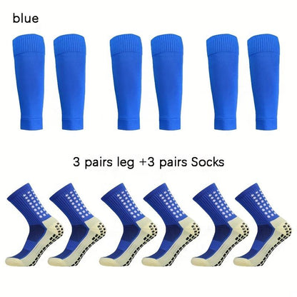2/4/6/8 Counts of Men'S Crew Athletic Socks, Non-Slip Comfortable Sports Socks for Men Basketball Football Outdoor Training Running