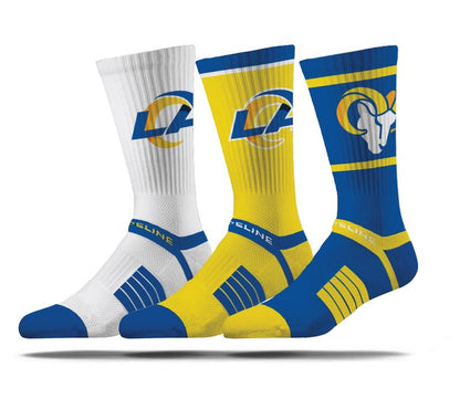 Strideline NFL Team Socks - 3Pk