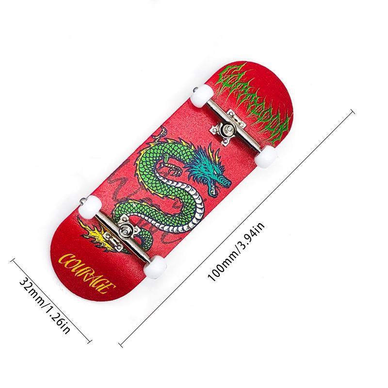 Wooden Fingerboard, 1 Count Professional Finger Skateboard, Fingerboard for Kids & Adults
